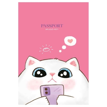 Обложка для паспорта "Meow" ПВХ (MESHU)  