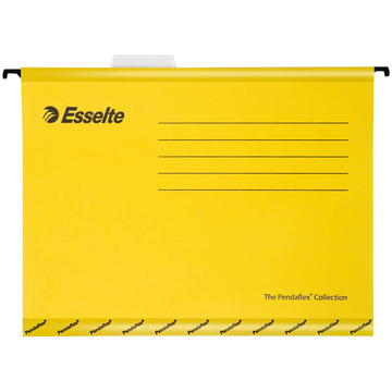 Подвесная папка Esselte "Pendaflex Plus Foolscap" 240*412мм картон 210г/м2 цвет желтый