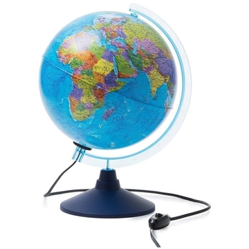 Глобус День и ночь с двойной картой - политической и звездного неба  250мм + очки виртуал. (Globen)