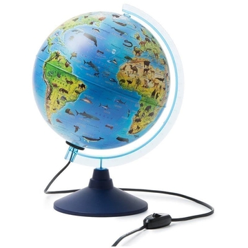 Глобус Зоогеографический 250мм + очки виртуальной реальности (Globen)