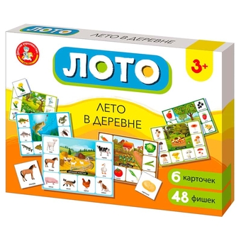 Лото "Лето в деревне" (большое) (Десятое королевство)