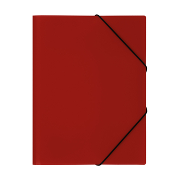 Папка на резинке ф.А4 цвет красный (Стамм)