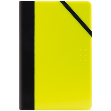 Ежедневник недатир.ф.A5 пластик Flash Yellow желтый 416с (Milan)