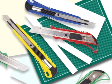 Ножи канцелярские и лезвия для канцелярских ножей
