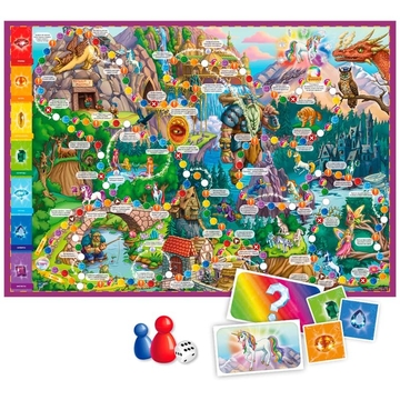 Игра-ходилка настольная "Волшебный мир единорогов" (ГЕОДОМ)