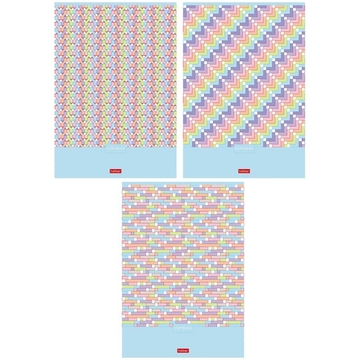 Тетрадь 80л. А4 клетка скрепка Pattern Collection (Hatber)