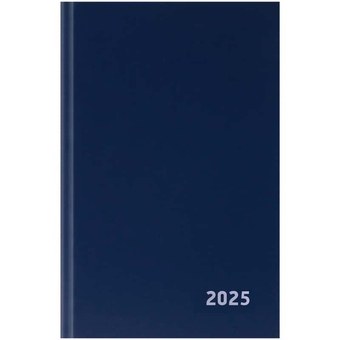 Ежедневник датированный 2025г ф.A5  бумвинил синий (BG)