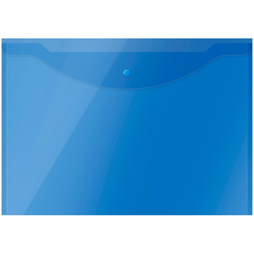 Папка конверт с кнопкой ф.А3 плотность 150мкм цвет синий (OfficeSpace)