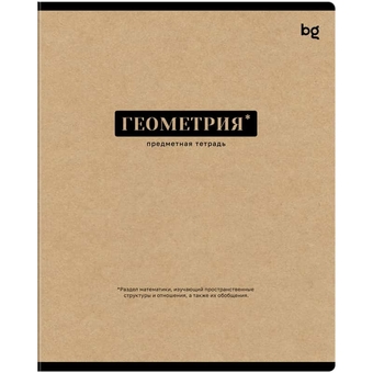 Тетрадь Геометрия 48л. А5 Крафт (BG)