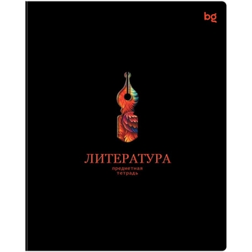 Тетрадь Литература 48л. А5 Информационное поле (BG)