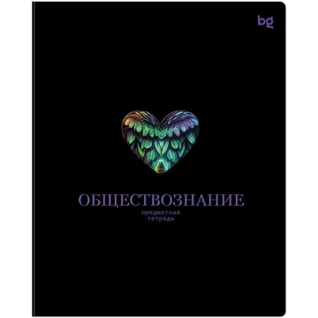 Тетрадь Обществознание 48л. А5  Информационное поле (BG)