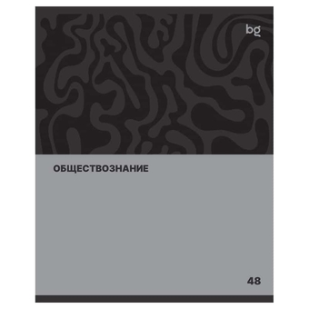Тетрадь Обществознание 48л. А5 Single colour (BG)