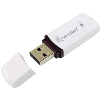 Флеш-карта Smart Buy Paean USB Flash 32Gb белый