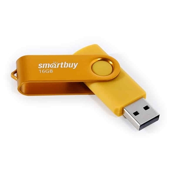 Флеш-карта Smart Buy Twist USB Flash 16Gb желтый