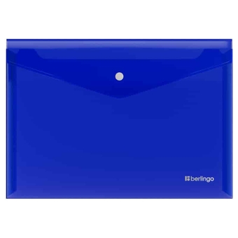 Папка конверт с кнопкой ф.А3 плотность 200мкм цвет синий No Secret (Berlingo)