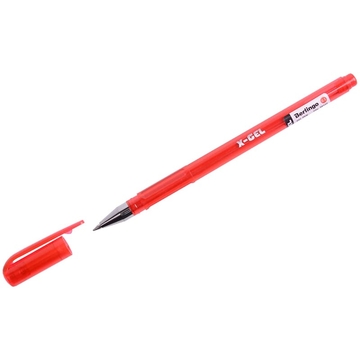 Ручка гелевая Berlingo "X-Gel" красный 0,5мм