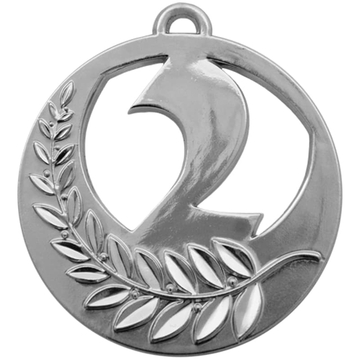 Медаль "Тильва", серебро, 50мм