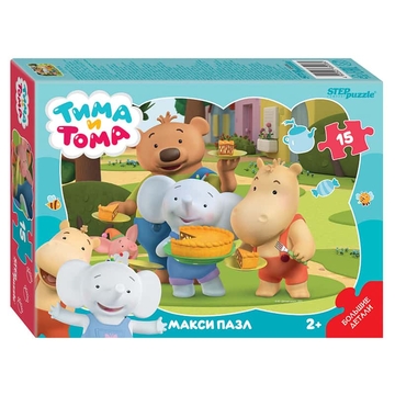 Пазл 15 деталей Maxi  "Тима и Тома"   (Step Puzzle)