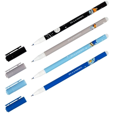 Ручка стираемая гелевая Space Adventure синий 0,5мм (MESHU)