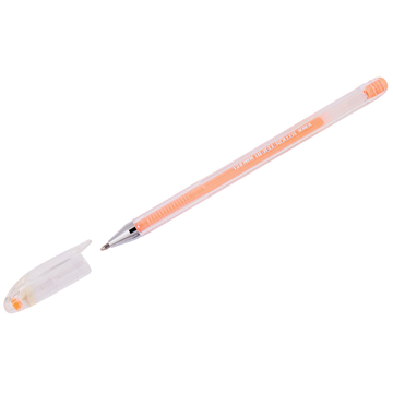 Ручка гелевая Crown "Hi-Jell Pastel" оранжевая пастель 0,8мм