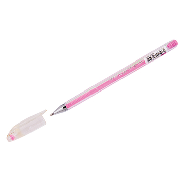 Ручка гелевая Crown "Hi-Jell Pastel" розовая пастель 0,8мм
