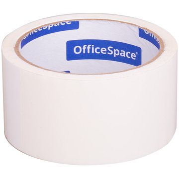 Скотч упаковочный белый 48мм*40м*45мкм (OfficeSpace)