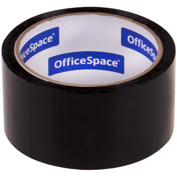Скотч упаковочный черный 48мм*40м*45мкм (OfficeSpace)