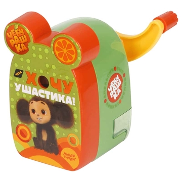 Точилка механическая пластиковый корпус Чебурашка (Мульти-Пульти)