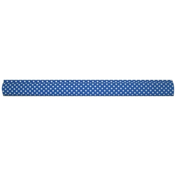 Бумага крепированная рулон 250*50см синяя в белый горошек (Werola)