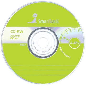 Диск SMART TRACK CD-RW 80 52X  