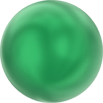 Бусина стеклянная 5810 5 мм 5 шт в пакете под жемчуг кристалл изумрудный (eden green 2014)