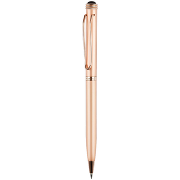 Ручка шариковая Luxor "Anvi" цвет корпуса розовое золото футляр