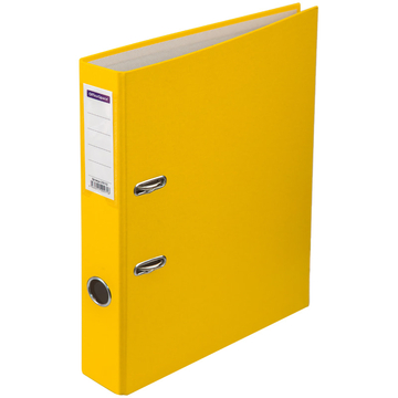 Папка регистратор 50мм бумвинил цвет желтый (OfficeSpace)