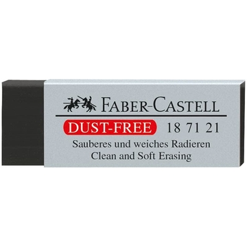 Ластик Faber-Castell "Dust-Free" прямоугольный черный