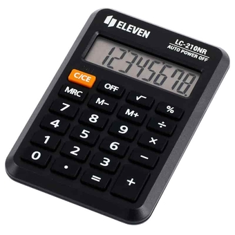 Калькулятор карманный 8 разр. 64*98мм LC-210NR (Eleven)