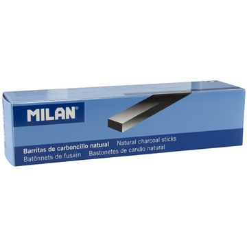 Уголь для рисования натуральный Milan 170мм  диаметр-15/7 мм набор 4 шт.
