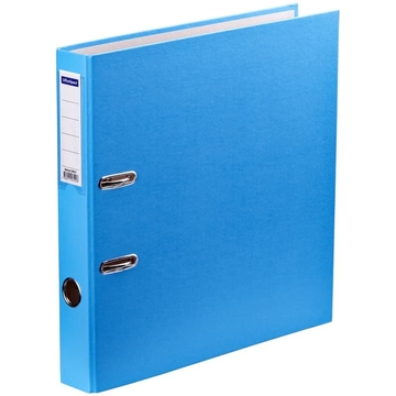 Папка регистратор 50мм бумвинил цвет голубой (OfficeSpace)